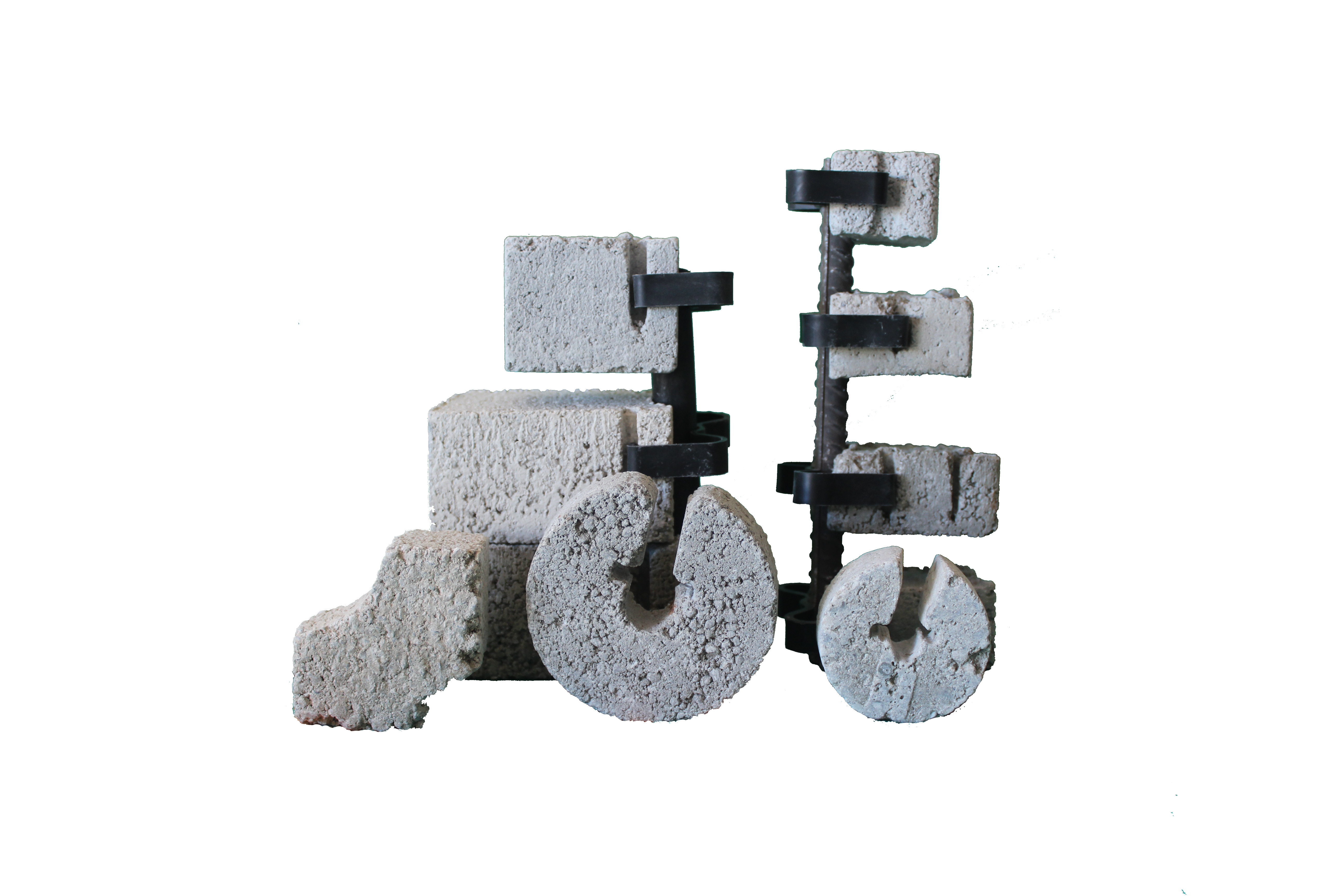 Verticales Separadores de hormigón superficies Verticales