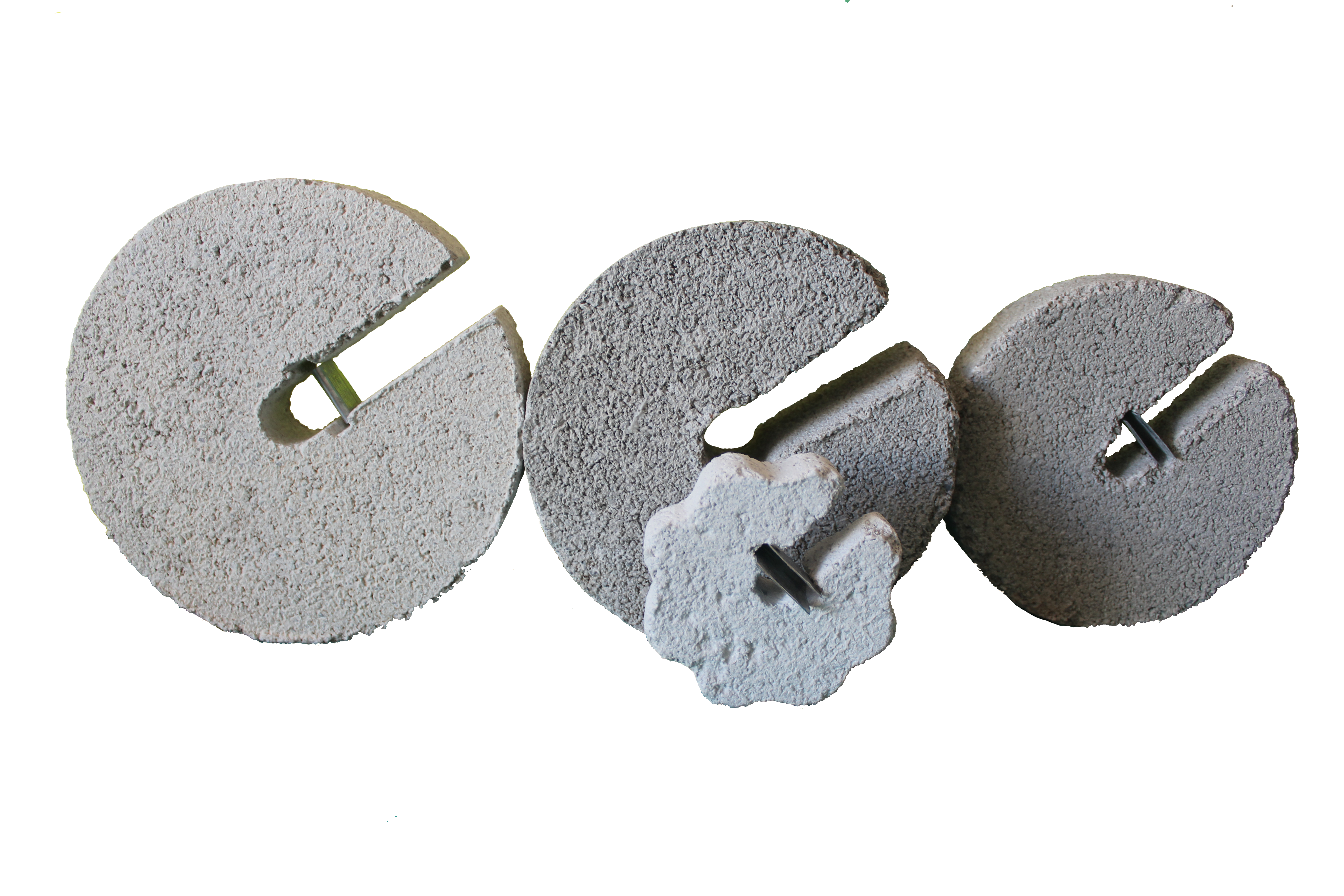 Separadores de hormigón para Pantallas y Pilotes